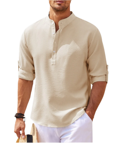 Poloshirt met lange mouwen