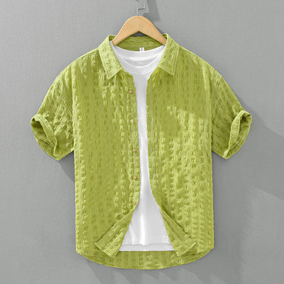 Casual shirt met structuur