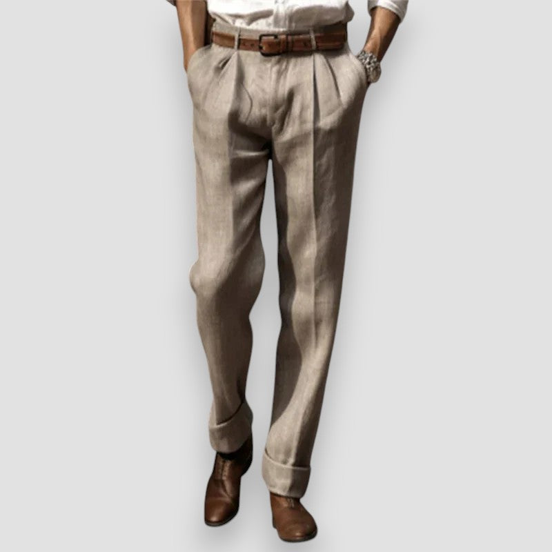 Olivier™ | Klassieke linnen broek