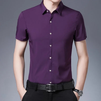 Business Casual overhemd met korte mouwen